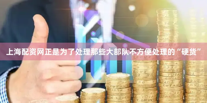 上海配资网正是为了处理那些大部队不方便处理的“硬货”
